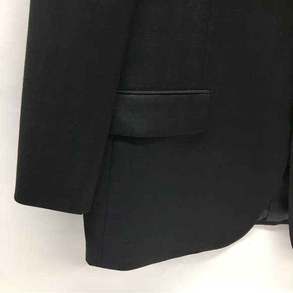 Loro Piana John Notdstrom 100% Wool Suit Jacket Blazer Black 46R - Picture 7 of 17